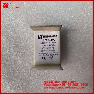 Κατηγορία χρήσης EV 400A AC800V 100KA DC750V 50KA Κεραμικές σωλήνες προστασίας κυκλωμάτων αυτοκινήτων για ηλεκτρικά οχήματα