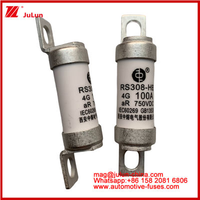 RS308-HB 4G 100A AR 750VDC 50KA Σωστήρας για την προστασία αυτοκινητοβιομηχανικών κυκλωμάτων Απόδοση συμμορφώνεται με το JASO D622 Κηραμικό σωληνωτό σχεδιασμό