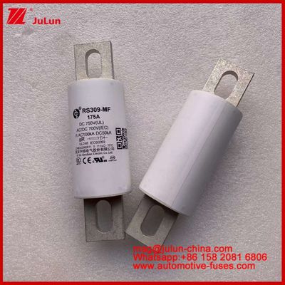 RS309-MF 175A 750VDC UL Τυβώδης κεραμική ασφάλεια AR 750VDC/700AC IEC 20KA GB 5-800A για ηλεκτρικά οχήματα και συστήματα ισχύος