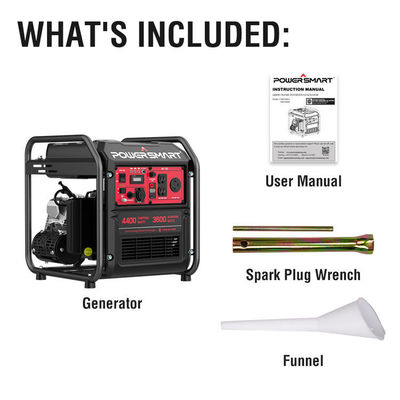 Οικιακό InvertorB Φορητό ΗΠΑ σε απόθεμα Powersmart 4400w Εξωτερική κινητή ενέργεια Ανοιχτή γεννήτρια αερίου για κάμπινγκ Οικιακό InvertorB Φορητό