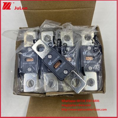 100A DC70V Τεχνική ασφάλεια ηλεκτρικού οχήματος EV320-5C 5X 150A 300A DC70V Γρήγορη φόρτιση με κεραμικό υλικό σώματος και 6KA μέγιστο ρεύμα διάσπασης