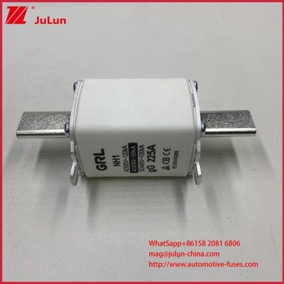 NH000 NT000 300A 225A 500V 120kA Ασφάλεια ασφάλειας υψηλής διακοπτικής ικανότητας με μαχαίρι επαφής GG-gL