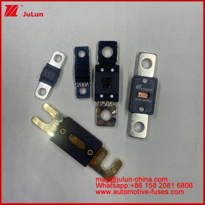 auto ANS 40A 400A 250A 500A 32V-125V Bolt Down Automotive Car Fuse ANM AMM Bolt On Fuse Fusible Vehicle Fuse 58VDC For EV Energy Storage Charging Electric