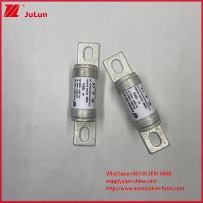 Rectifier, Inverter 80A 100A 550VDC 690VAC High Breaking RS308-HB M8 Capacity Ceramic Automotive Fuses With SCREW BOLT Mounting And AC690V/DC550V Rated Voltage