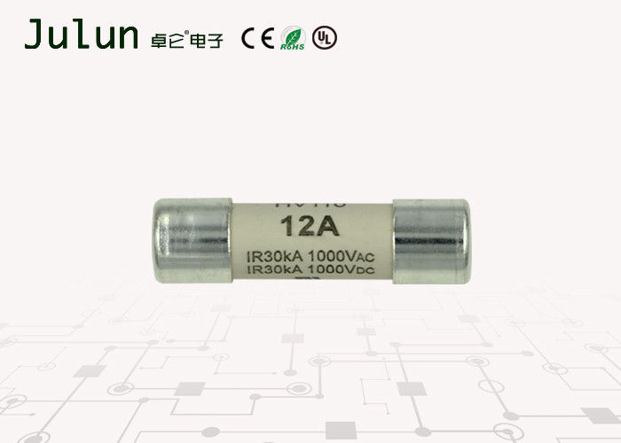 10x38mm 12 Amp ηλιακά PV εναλλασσόμενο ρεύμα/συνεχές ρεύμα θρυαλλίδων 1000V για HVDC/το ψηφιακό όργανο