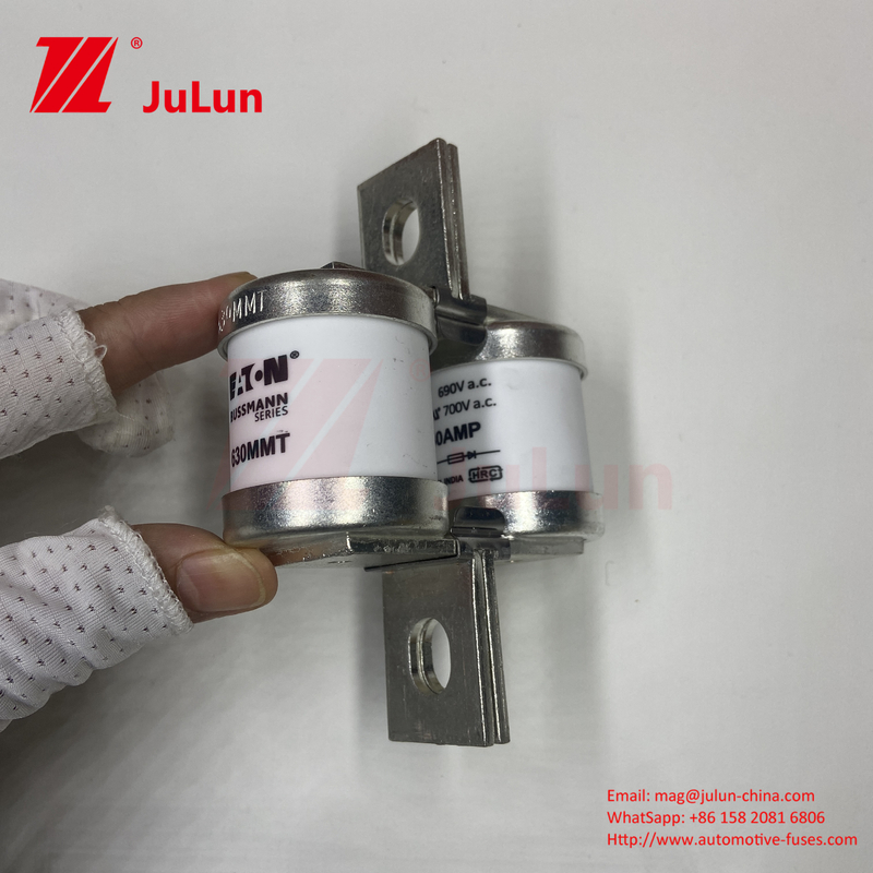 BUSSMANN 630MMT 690V Κεραμικές Αεροσυσσωρευτές Χαλκού M6/M8 Εγκατάσταση 630A Ασφάλεια ηλεκτρικού ρεύματος