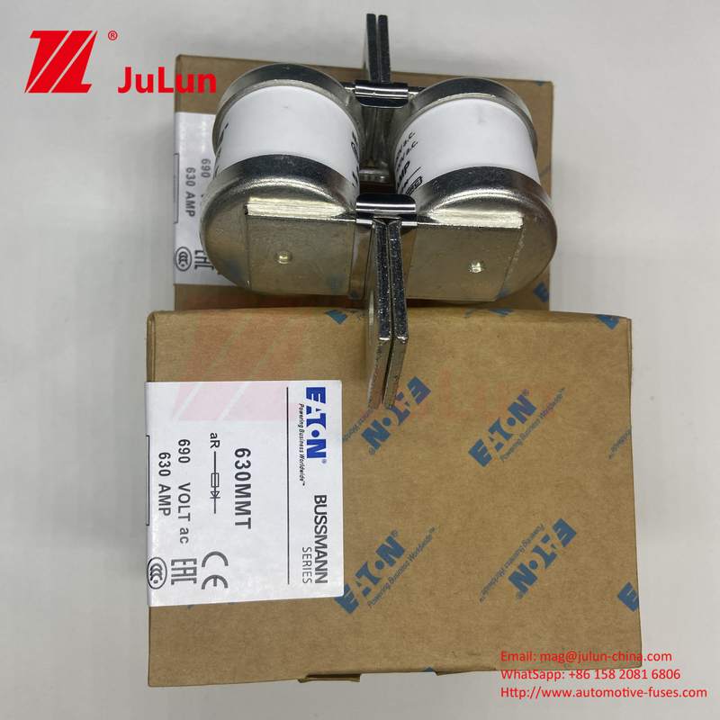 170M1811 200A 1000V Κεραμικό Χαλκό BUSSMANN Αμαξοκίνητες ασφάλειες Διοικητική τάση M6/M8 Εγκατάσταση