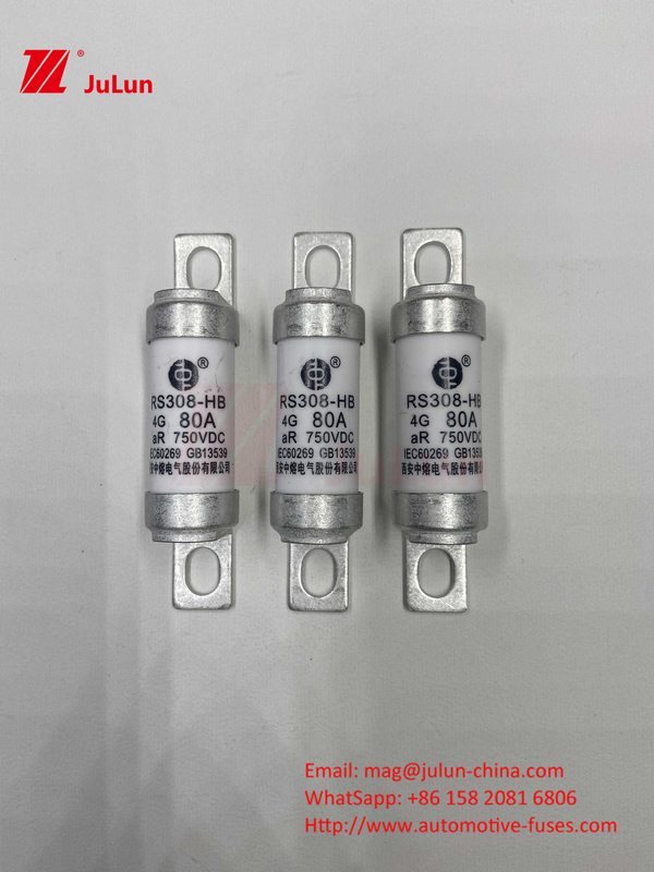 M6 Σφραγισμένη EV ασφαλής 750V 80A10A 30A 50A 750VDC EV ασφαλής Hey είναι κατάλληλη για σύστημα έλξης EV, μετατροπή ισχύος