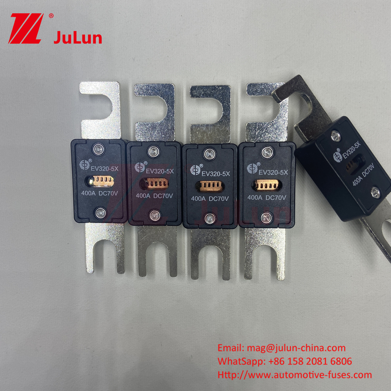 EV320-5C-400A-N 70VDC Μαύρο Χαλκό Αυτοκινητοσυσσωρευτές για την προστασία από υπερφόρτωση και βραχυκύκλωμα