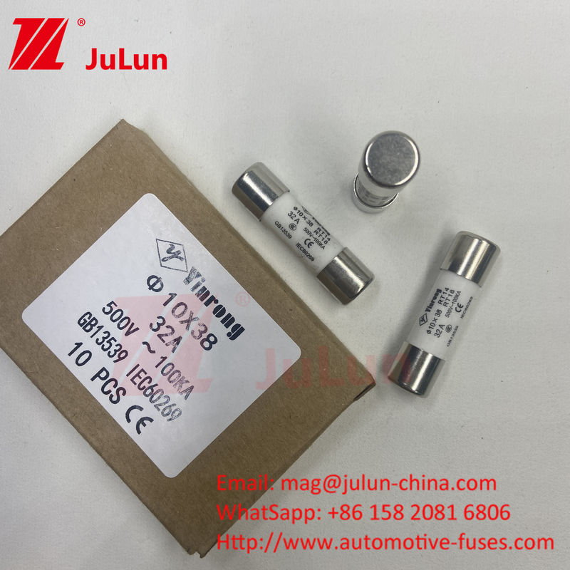 PV 6A 10*38mm AC500/690V Δυνατότητα σπάσματος Πίνακα TUV Mount Pv String Fuses Πιστοποιημένο CE