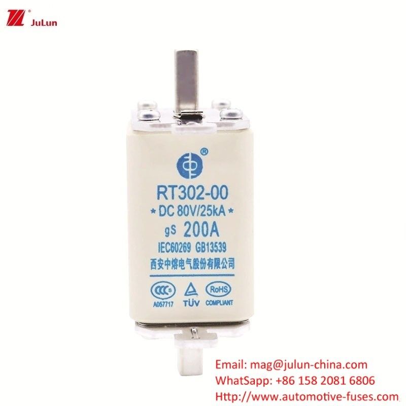 200A Μεσαία λεπίδα Μεσαίου Voltage DC Fuse για την φόρτιση ηλεκτρικών οχημάτων