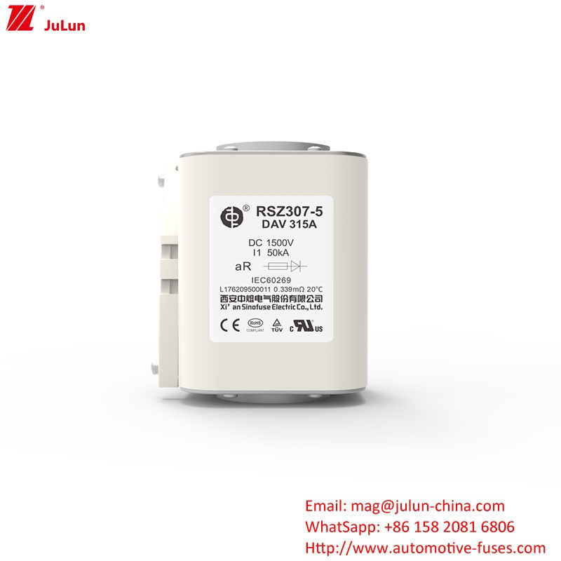 RSZ307-5-DAV 315A Ev Charger Adapter συμβατός για 450A-1800A 1500VDC ενεργειακή ασφάλεια