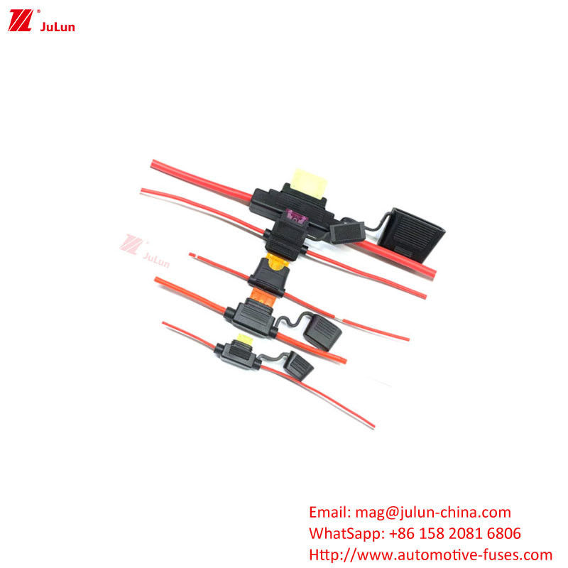 Αεροκίνητο Insert Fuse Holder, Αεροκίνητο Ανερόστερο Fuse Holder, Wire Harness Fuse Box, Το υλικό επαφής είναι κονσερβοποιημένο χαλκό
