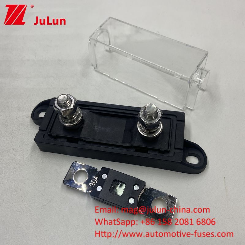 3 Amp Mega Fuse Holder Τροποποιημένο όχημα Αυτοκινητοβιομηχανία Ακουστικό κουτί 1 Δρόμος Αδιάβροχο Καθαρό κάλυμμα