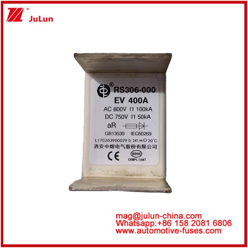Κατηγορία χρήσης EV 400A AC800V 100KA DC750V 50KA Κεραμικές σωλήνες προστασίας κυκλωμάτων αυτοκινήτων για ηλεκτρικά οχήματα