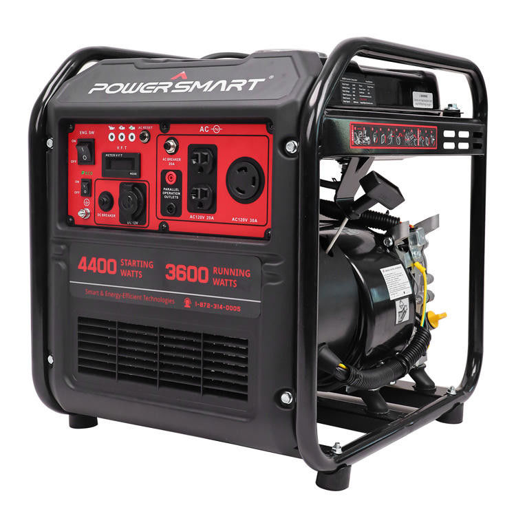 Οικιακό InvertorB Φορητό ΗΠΑ σε απόθεμα Powersmart 4400w Εξωτερική κινητή ενέργεια Ανοιχτή γεννήτρια αερίου για κάμπινγκ Οικιακό InvertorB Φορητό