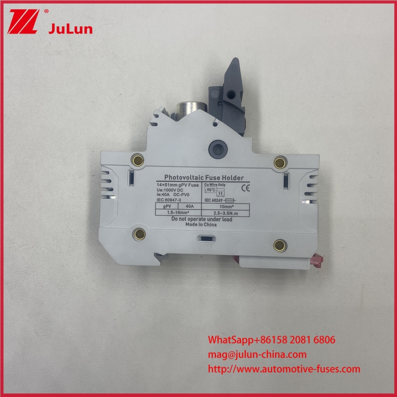 14*51mm gPV 1000VDC 50A ΑΣΦΑΛΕΙΣ ΔΙΑΚΟΠΤΕΣ ΑΝΘΕΚΤΙΚΟΙ για Φωτοβολταϊκές Εφαρμογές και Πάνελ