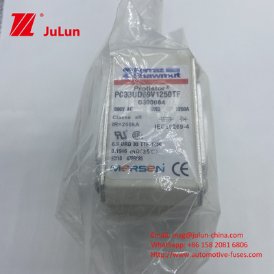 Ferraz D300084 Κεραμικές ασφάλειες οχημάτων 1250A 690V 200KA DC ρεύμα σφάλματος