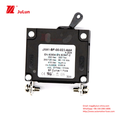 20A Marine Current Overload Protector Rese Breaker Reset Toggle Type Winch Sound Circuit Breaker 40A AC DC Ηλεκτρονικό κυκλώμα ακουστικού