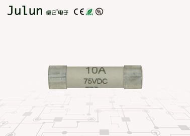 κεραμική θρυαλλίδα 6x25mm 10a συνεχής θρυαλλίδα υψηλής τάσης 75 βολτ με τον ασημένιο καλυμμένο χαλκό ΚΑΠ