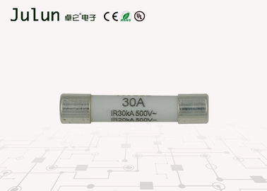 Θρυαλλίδα 30A 6x30mm συνεχούς υψηλής τάσης CE για την εφαρμογή ηλιακής ενέργειας συστημάτων PV