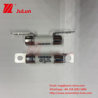 10x38mm Κεραμικές αυτοκινητοκινητοκινητήριες ασφάλειες Bolt Mounted EV FUSE Περιβαλλοντική αξιοπιστία Σύμφωνα με το ISO8820