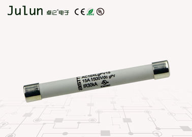 Φωτοβολταϊκή θρυαλλίδα 1500 βολτ 10x85mm συνεχούς υψηλής τάσης 30 εκτιμημένη Κα σπάζοντας ικανότητα