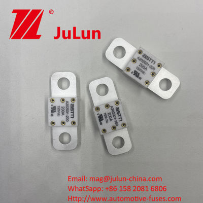 ASTM A202001-100A 150VDC Κερματικές αυτοκινητοβιομηχανικές ασφάλειες μικρών μεγεθών Συνιστώμενη στενή ροπή 11-13N·m για προστασία από βραχυκύκλωμα υψηλού ρεύματος M8