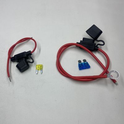 UL Αδιάβροχο Inline Blade Fuse Box Standard/Medium Plug in Car Fuse Holder με 22awg 20awg 18awg 16awg 14awg 12awg 10awg