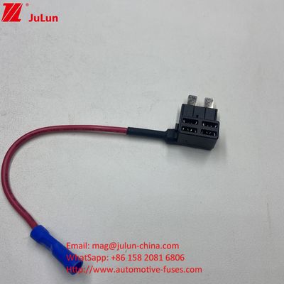 Κρατήρας ασφαλείας αυτοκινήτου 12V Mini Fuse Tap Adapter ATM APM Blade Fuse Holder, Blade Fuse Box Holder Plug