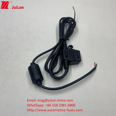 ασφαλιστήρας 50A maxi ονομαστικό ρεύμα κόκκινο 10AWG καλώδιο 280mm συνολικό μήκος σε γραμμή υποστήριξη ασφαλιστήρα