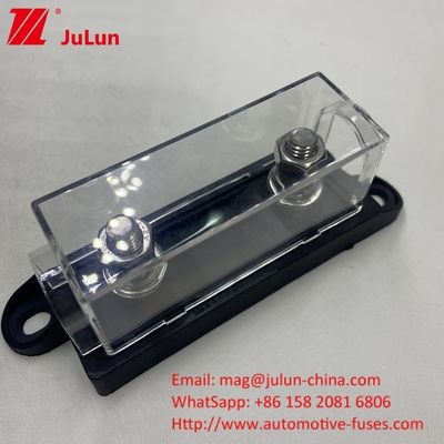 32V Αδιάβροχο Πίνακα Mount ANM Bolt On Fuse Holder Block M8 Σφιχτή βάση Διαφανές κάλυμμα PC για αυτοκινητό οχήματα