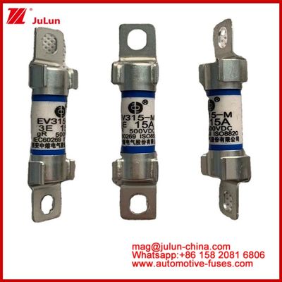 EV315-M 15A 500VDC GR Κεραμικό σωλήνα Αυτοκινητοβιομηχανικό σωληνωτό κυκλώματος ασφάλειας Προστασία Περιβαλλοντική αξιοπιστία Συμμορφώνεται με το ISO8820