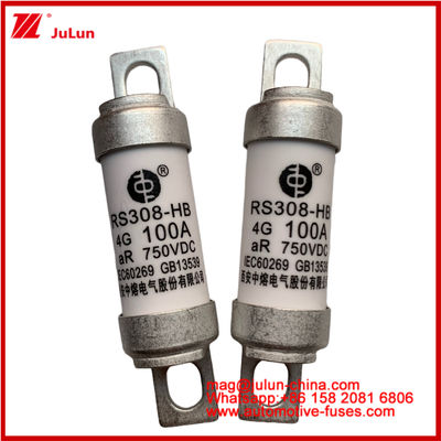 RS308-HB 4G 100A AR 750VDC 50KA Σωστήρας για την προστασία αυτοκινητοβιομηχανικών κυκλωμάτων Απόδοση συμμορφώνεται με το JASO D622 Κηραμικό σωληνωτό σχεδιασμό