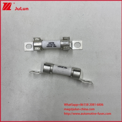 ASTM 15A 30A DC500V Προστασία ηλεκτρικών οχημάτων από ρεύματα ασφάλειας για HEV μέσα σε κεραμικά βρόγχων