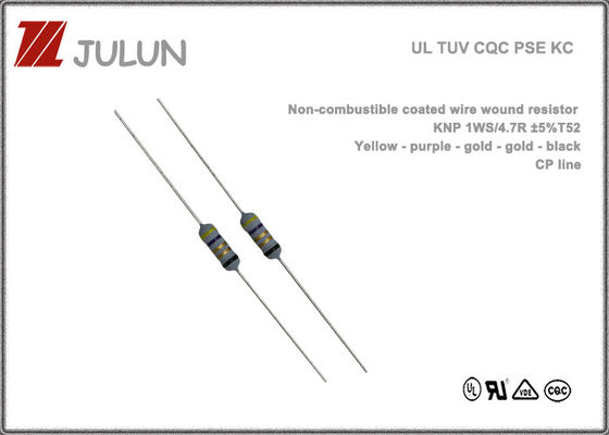 Μη καύσιμος ντυμένος αντιστάτης 125V 250V πληγών καλωδίων για την παροχή ηλεκτρικού ρεύματος